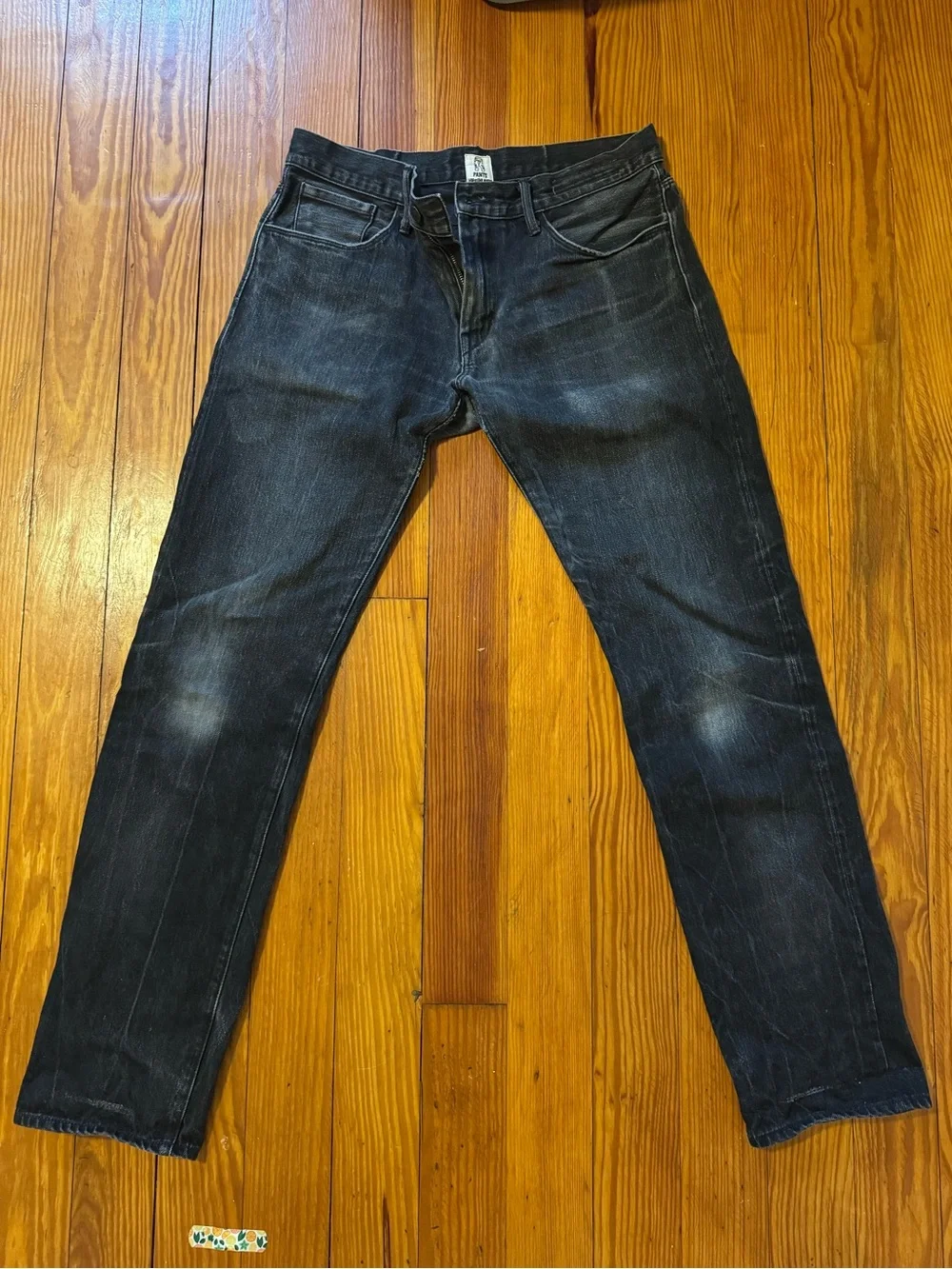 Hiroshi Kato Pen Slim 10.5oz Black Selvedge Denim Heans